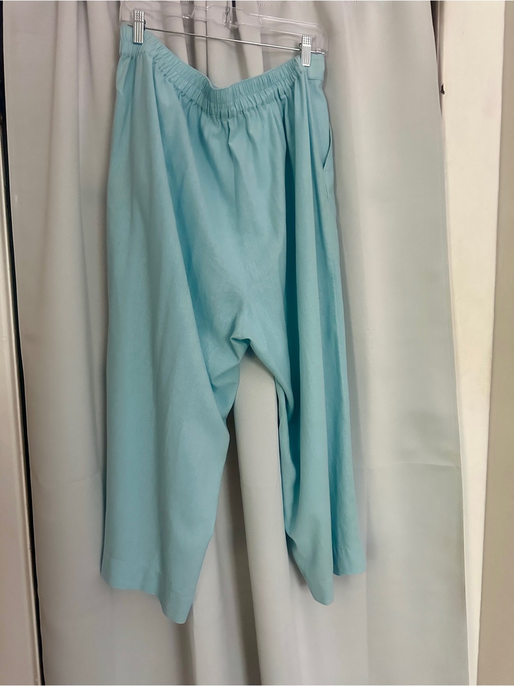 Madewell petite pull on straight crop pants